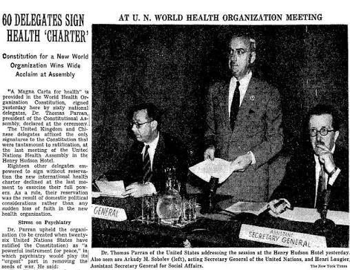World Health Organization 1948
